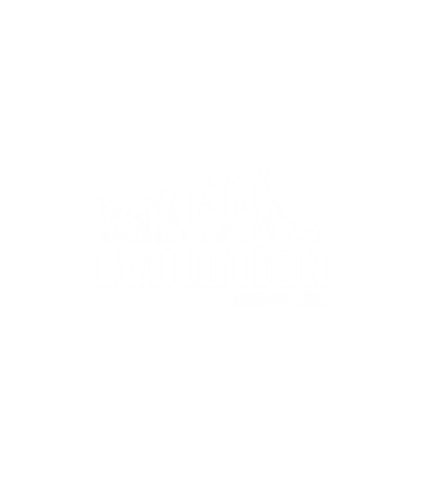 Evolution Dachshund minta fehér pólón