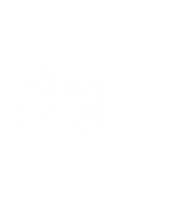 The walking dog minta fehér pólón