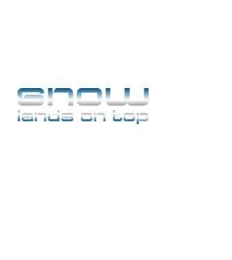 snow blue minta fehér pólón