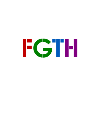 FGTH minta fekete pólón