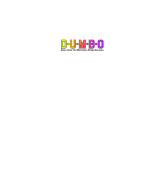 dumbo black minta fehér pólón