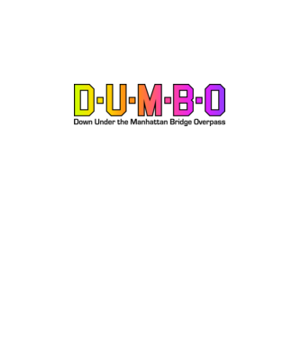 dumbo black minta fehér pólón