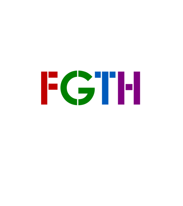 FGTH minta fekete pólón