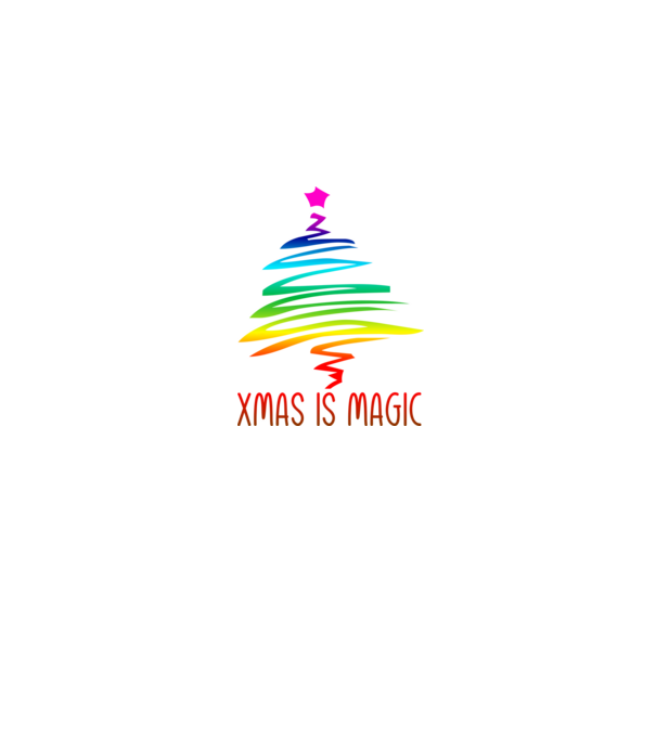 xmas magic minta farmerkék pólón
