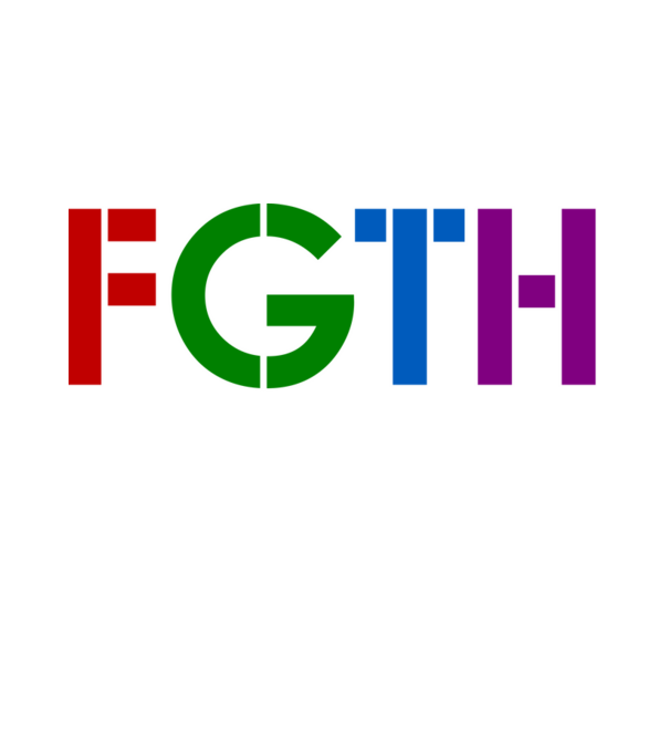 FGTH minta fehér pólón