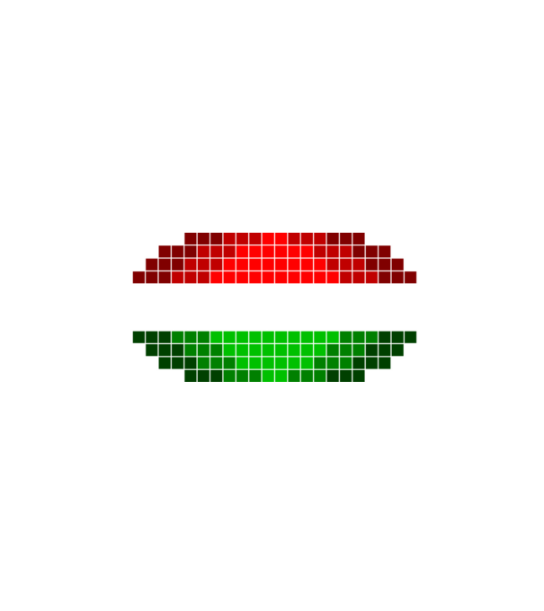 HUNGARY WHITE minta fekete pólón