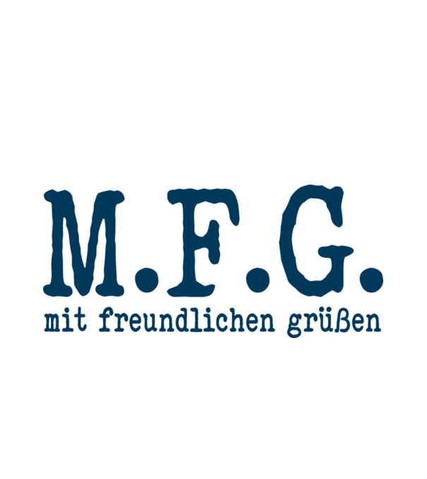 mfg blue minta fehér pólón