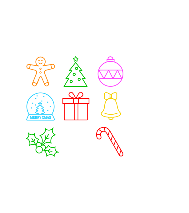 xmas neon minta fekete pólón