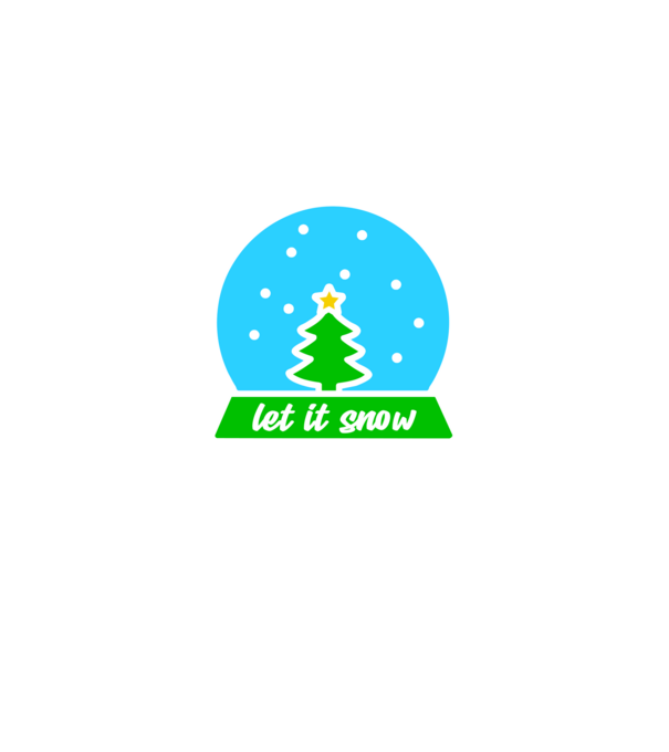 let it snow minta fehér/piros pólón