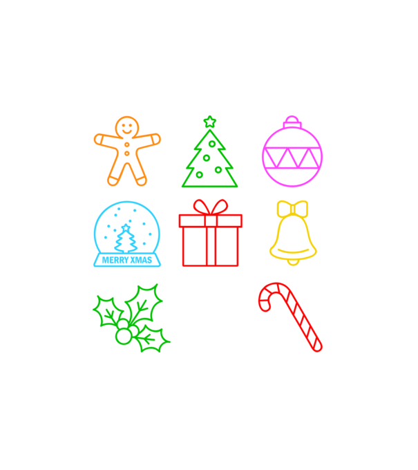 xmas neon minta fehér pólón