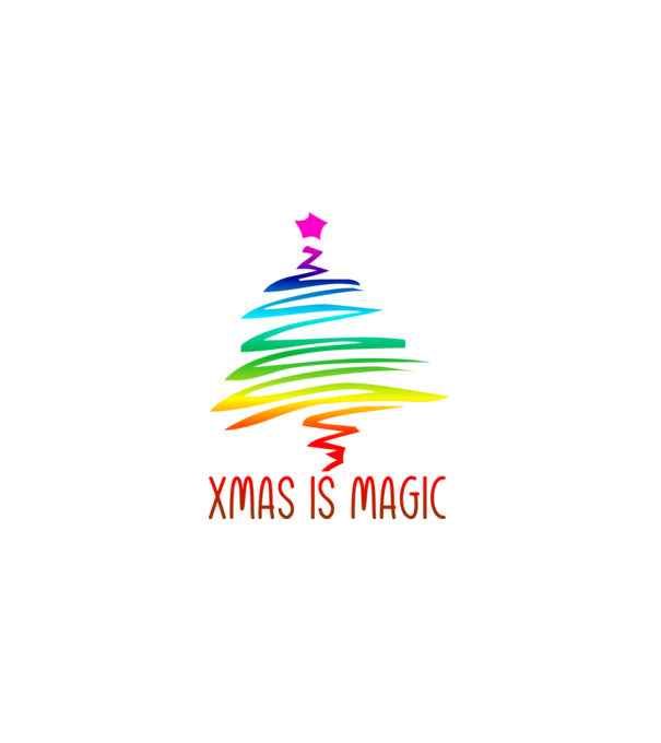 xmas magic minta szürke pólón