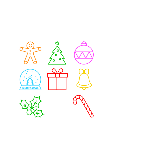 xmas neon minta fekete pólón