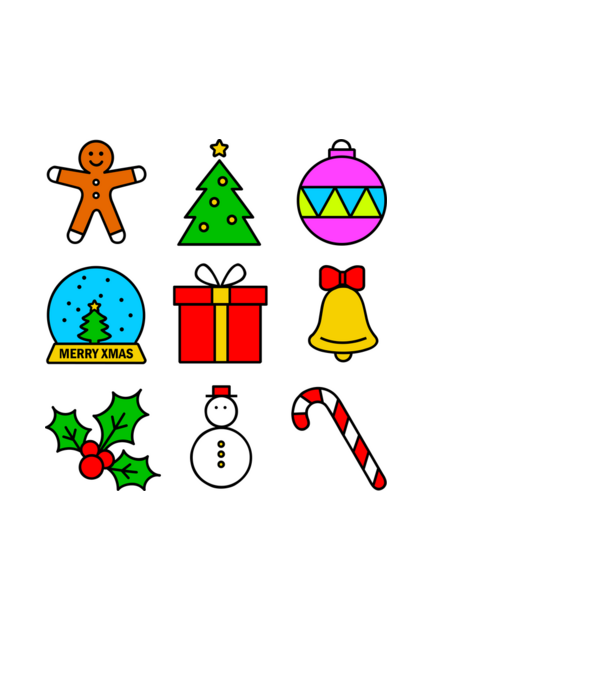 xmas color minta fehér pólón