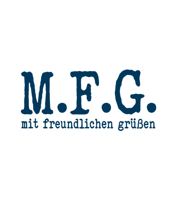 mfg blue minta fehér pólón