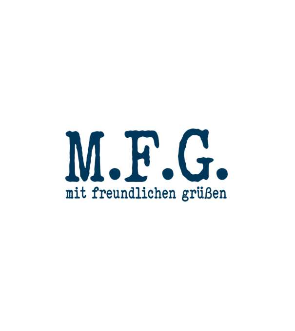 mfg blue minta fehér pólón