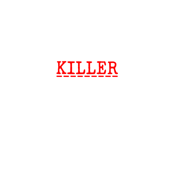 psycho killer minta fekete pólón