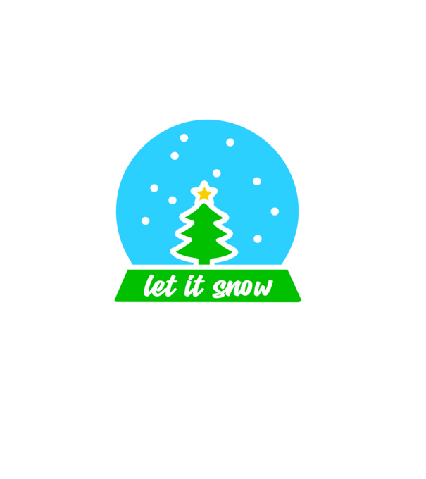 let it snow minta szürke pólón