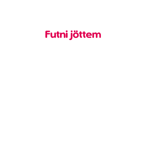 futni magenta minta fehér pólón