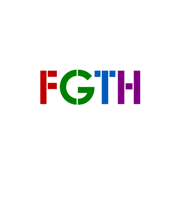 FGTH minta fehér pólón