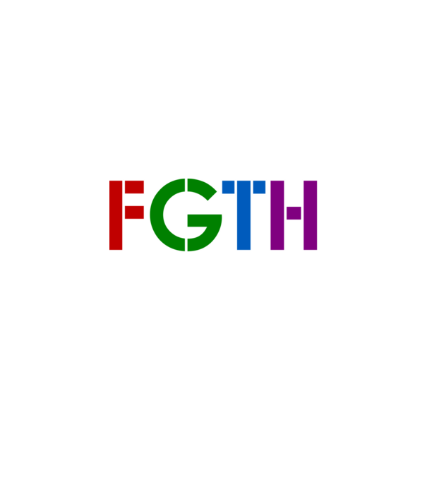 FGTH minta fekete pólón