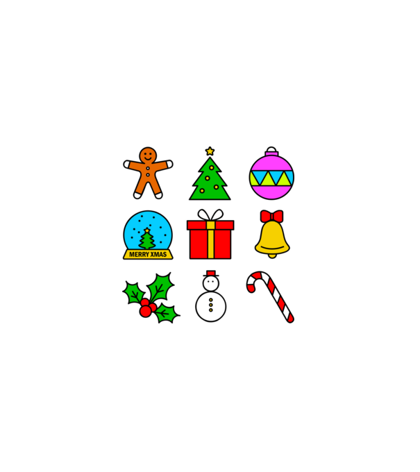 xmas color minta fekete pólón