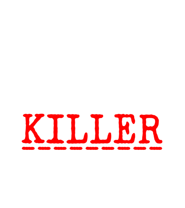 psycho killer minta fehér pólón