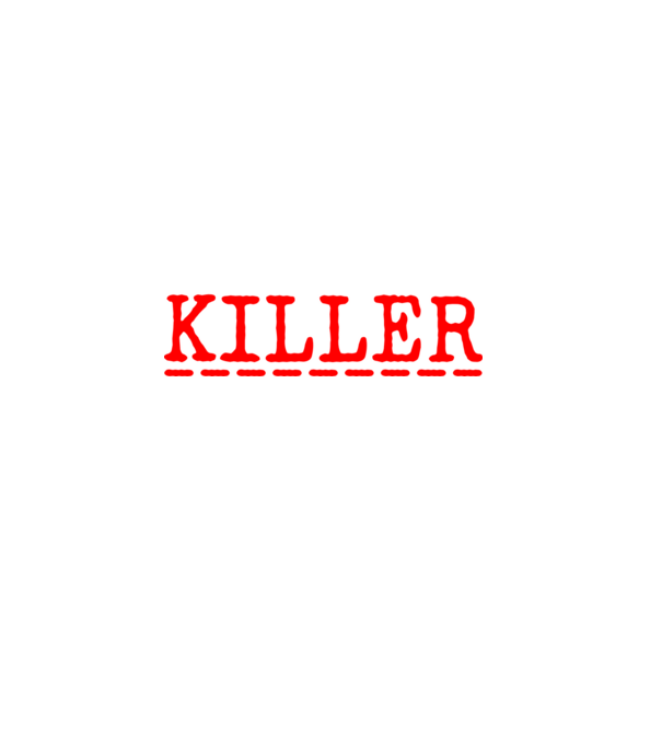 psycho killer minta sötétkék pólón