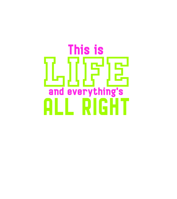 this is life minta sötétkék pólón