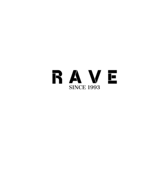 RAVE 2022 minta fekete pólón