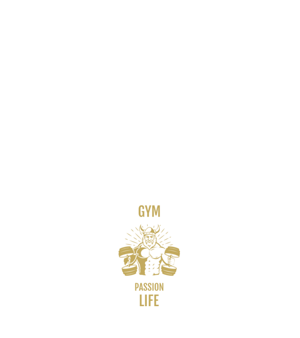 Gym passion life- kigyúrt viking minta világos rózsaszín pólón