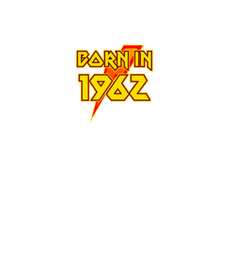 heavy metal born in 1962 minta fekete pólón