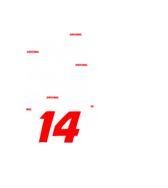 plakát original 14 years old minta fekete pólón