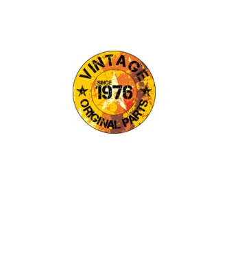 CIRCLE EMBLEM vintage 1976 minta fekete pólón