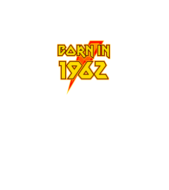 heavy metal born in 1962 minta fekete pólón
