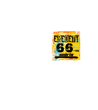 eredeti széria grunge graffiti 66-os. 66 éves minta neonsárga pólón