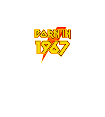 heavy metal born in 1967 minta fekete pólón