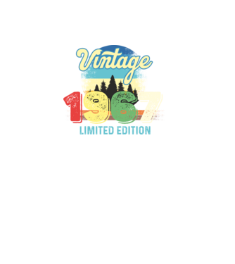vintage évszám, limited edition, 1967-ben születetteknek minta fekete pólón