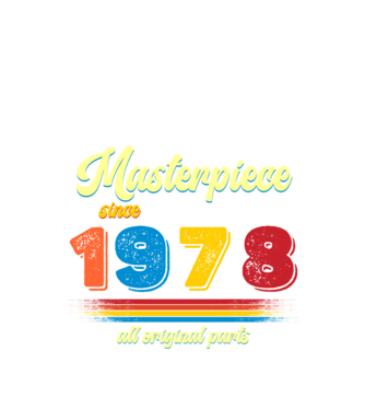 masterpiece all original parts since 1978, mesterdarab, etalon minta fekete pólón
