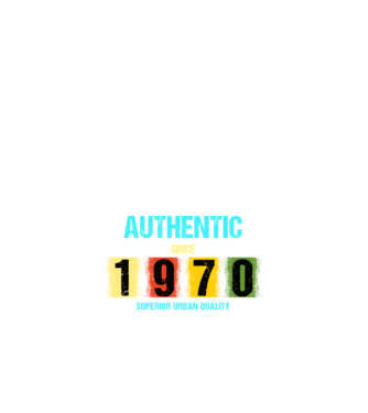 AUTHENTIC SINCE 1970, SUPERIOR URBAN QUALITY, 1970-BEN SZÜLETETT minta fehér pólón