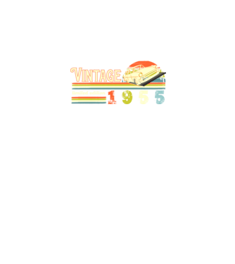 vintage, limited edidtion, retro születésnapi felirat, évszám veterán autóval, 1955 minta fekete pólón