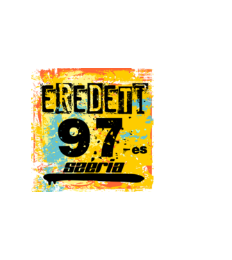 eredeti széria grunge graffiti 97-es, 1997 minta fekete pólón