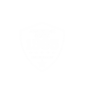 AWESOME1985 minta fehér pólón