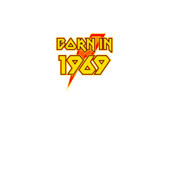 heavy metal born in 1969 minta fekete pólón