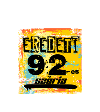 eredeti széria grunge graffiti 92-es, 1992 minta fehér pólón