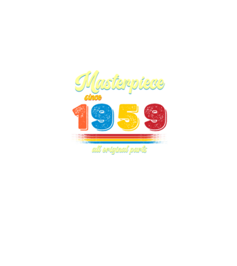 masterpiece all original parts since 1959, mesterdarab, etalon minta farmerkék pólón