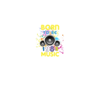 born to be music születésnapi DJ ,1985-ben született minta királykék pólón