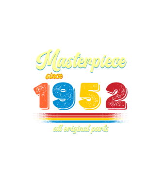 masterpiece all original parts since 1952, mesterdarab, etalon minta homokszín pólón