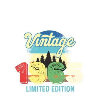 vintage évszám, limited edition, 1965-ben születetteknek minta fehér pólón