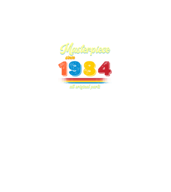 masterpiece all original parts since 1984, mesterdarab, etalon minta királykék pólón