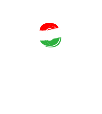 magyar trikolor, piros fehér zöld szám 0 minta fekete pólón